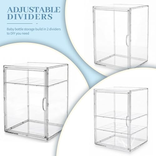 Baby Bottle Organizer, 3 Tier Bottle Storage Organizer Baby - Image 5
