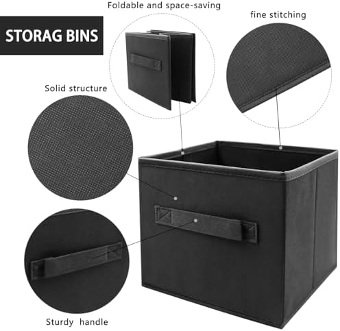 EBIGIC storage bins collapsible storage bins，cube storage organizer （Pack of 3） - Image 3