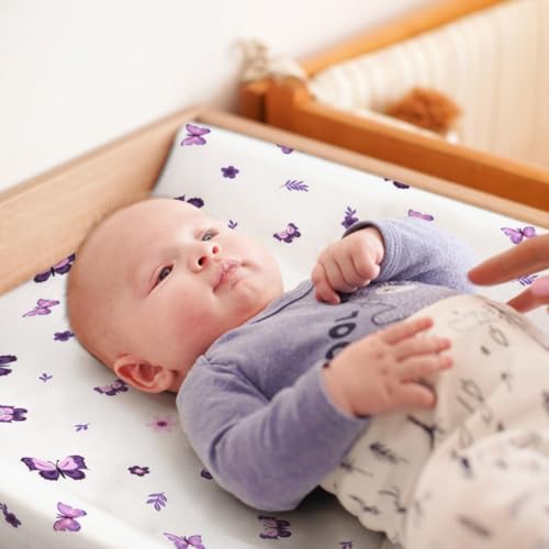 4 Pack Butterfly Baby Crib Sheets - Image 3