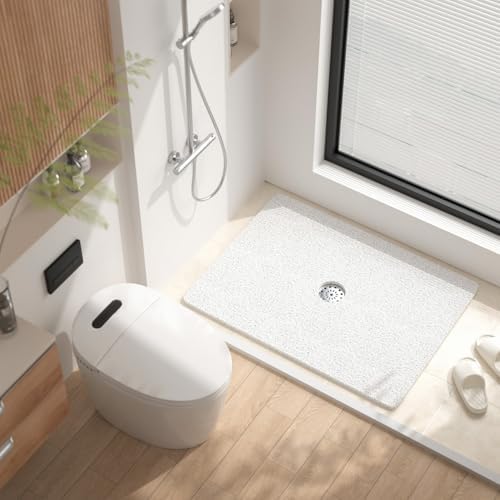 HITSLAM Shower Mat, 32 x 24 Inch Non Slip Bath Mat - Image 6