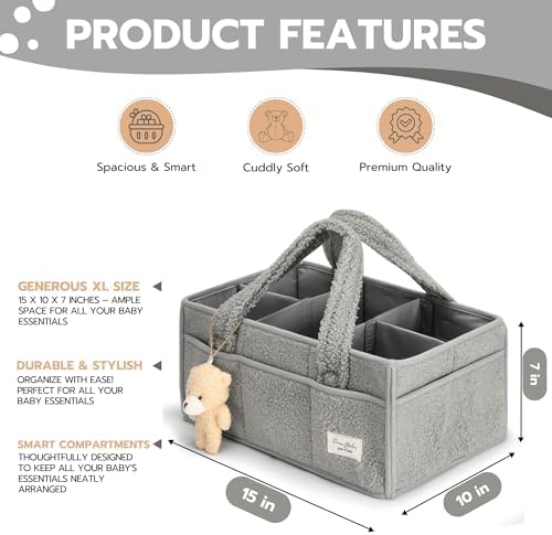 PeraBella Baby Diaper Caddy Organizer - Image 4