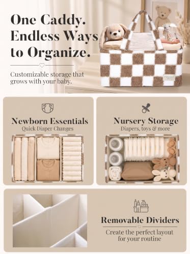 Baby Diaper Caddy Organizer - Image 3