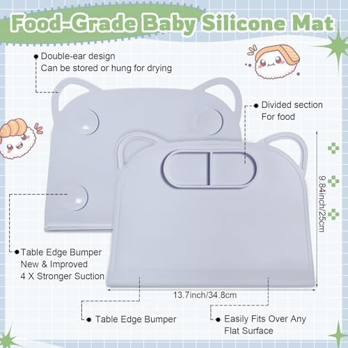 Domensi Silicone Suction Placemats - Image 2