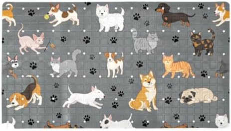 Non Slip Shower Mat Bathtub Mat 15.1x26.8 Inch, Quick Dry Bath Mat by Anna+Cowper