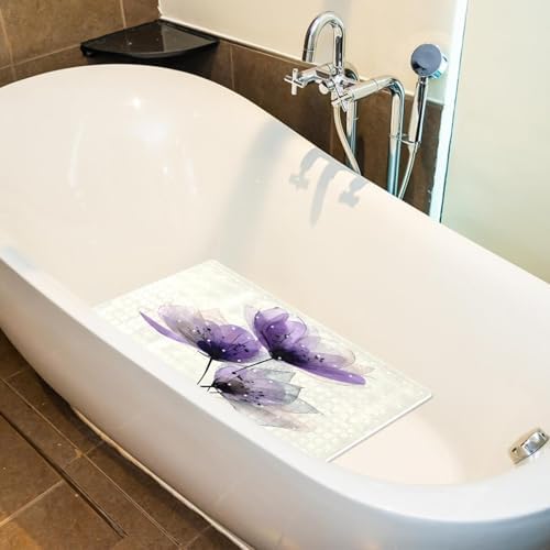 Bathtub Mat Non Slip 26.8x15.1In, Bathroom Decor PVC Shower Mats - Image 5