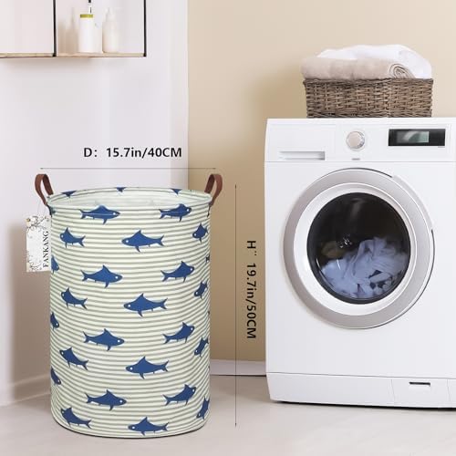 Storage Bin Foldable Nursery Organizer Basket Shark - Image 2