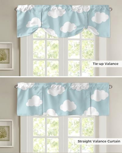 Kids Blackout Tie Up Valance Curtains - Image 5