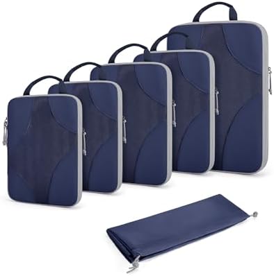 Bagsmart Compression Packing Cubes, Travel Bag Cruise Ship Essentials by BAGSMART