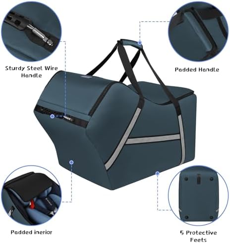 Infant Car Seat Travel Bag for Airplane Compatible - Image 2