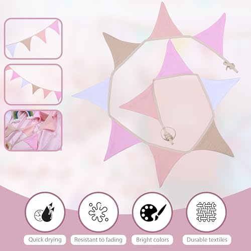 Pennant Banner Flags, Infant and toddler room decoration pennant, - Image 3