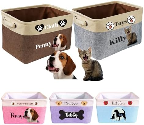 Personalized Dog Toy Storage Basket by Welcome