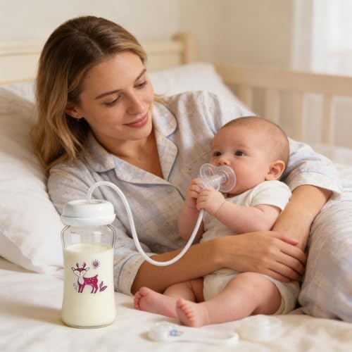 Milk Bottle Silicone Anti-Colic Portable Adjustable - Image 5