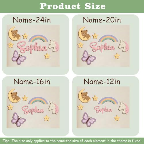 Personalized Wooden Name Sign for Nursery - Image 4
