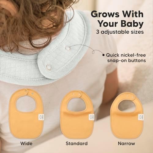 KeaBabies 8-Pack Baby Bibs for Drooling and Teething - Image 5