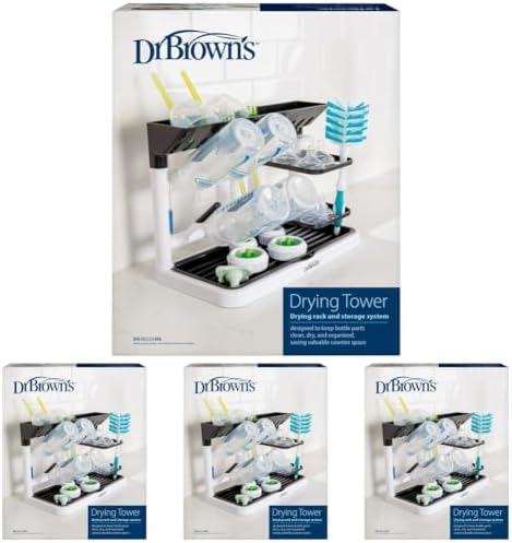 Dr. Brown's Drying Tower, Stand-Up Drying Rack, Countertop Baby Bottle-Drying by Unknown