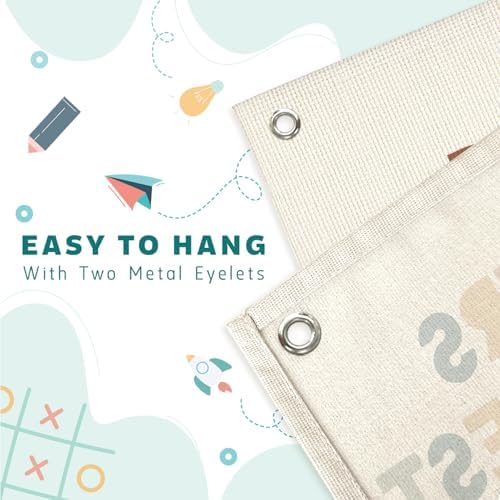 Lacama Brothers Make The Best Friends Linen Hanging Banner Flag Neutral Wall - Image 7