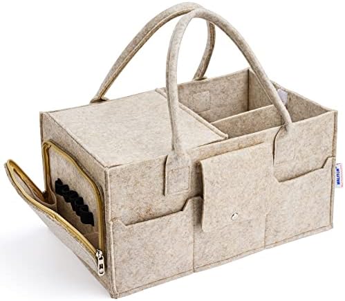 Maliton Felt Diaper Caddy Organizer by Maliton
