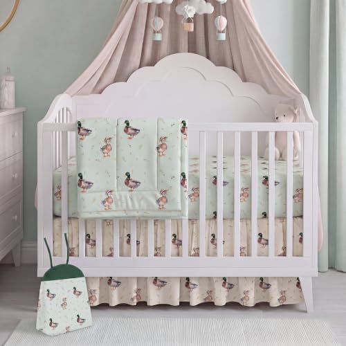 Hahafelt 4 Pieces Crib Bedding Set by Hahafelt