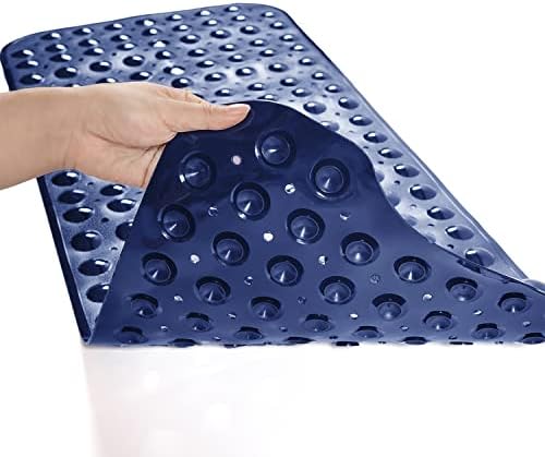 TEESHLY Bath Tub and Shower Mats, Non-Slip 39 x 16 Inch Extra Long Bathtub Mat - Image 2