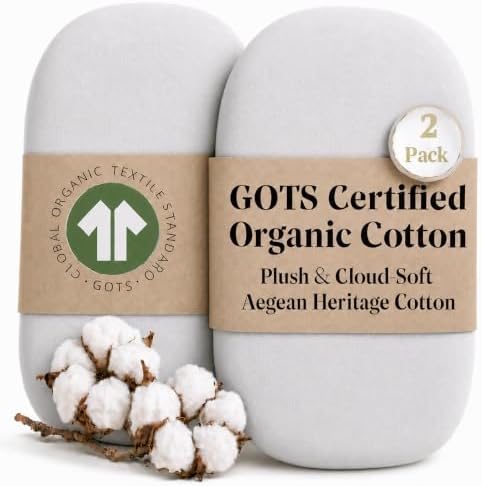 GOTS Organic Bassinet Fitted Sheets Compatible by Purityfromthefirstsleep