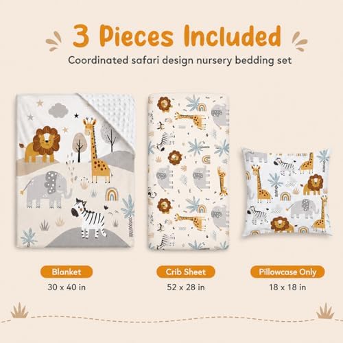 Baby Crib Bedding Set 3 Pcs - Image 3