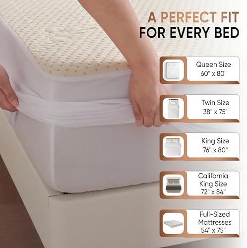 Luxury Waterproof Organic Mattress Protector Cal King Size - Image 6
