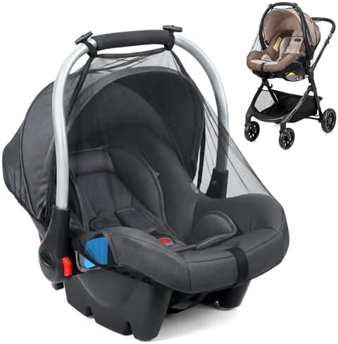Orzbow 2-Pack Mosquito Net for Car Seat and Doona Stroller by Orzbow-MakeParentingEasier