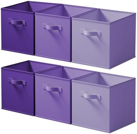 Cupic Cupid 6-Pack 11x11 Cube Storage Bins, Cube Bins by CupicCupid