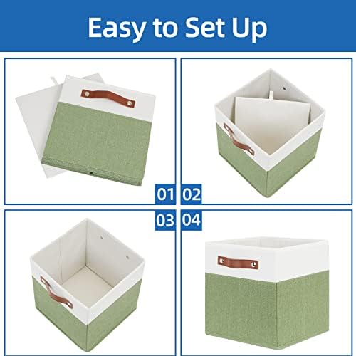 Temary Fabric Storage Bin 11x11 Cube Storage Bins - Image 5