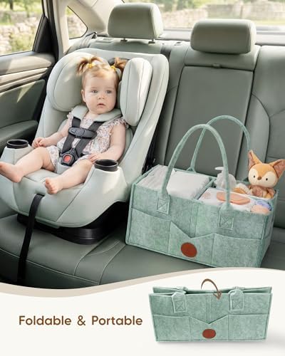 Maliton Felt Diaper Caddy Organizer - Image 6
