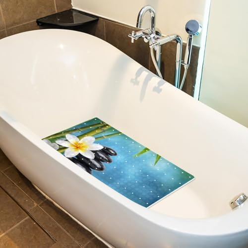 Non Slip Bathtub and Shower Mat 26.8x15.1 inch, Bath Mat - Image 5