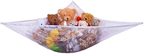 Handy Laundry Stuffed Animal Organizer Hammock – Mesh Toy Storage Net by Handy+Laundry