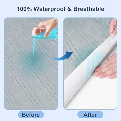 david's kids 2 Pack Waterproof Mini Crib Mattress Protector, Fit Pack N Play - Image 6