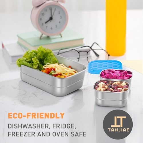 Tanjiae Small Stainless Steel Lunch Containers - Image 4