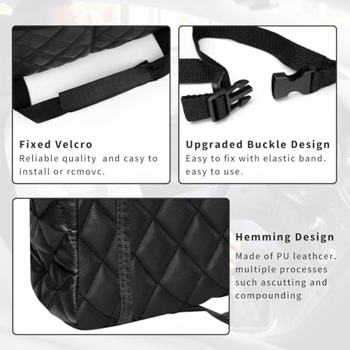 Car Handbag Holder Between Seat Durable Leather Seat Back Organizer Pet & Kids - Image 7