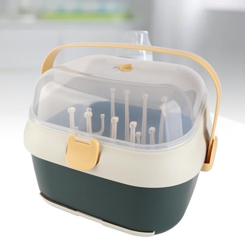Ejoyous Baby Bottle Drying Rack, Compact Dust Proof Storage Box - Image 4