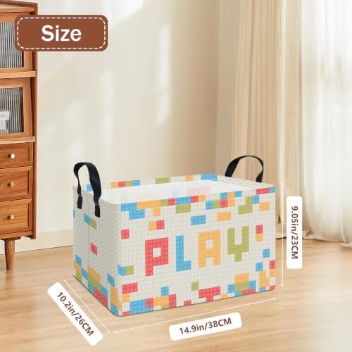Rectangular Building block Storage Basket - Image 2