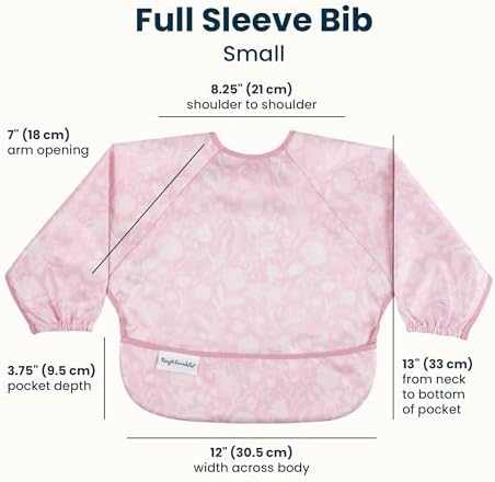 Tiny Twinkle Long Sleeve Bib for Babies & Toddlers | Waterproof Smock Bib for - Image 4