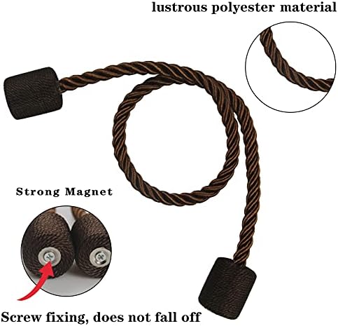 Magnetic Curtain Tiebacks Holdbacks Decorative Tie Backs - Image 3