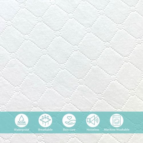 American Baby Company 2 Pack Waterproof Crib Mattress Protector 52" x 28" - Image 3