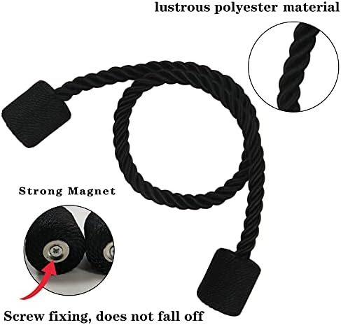 Magnetic Curtain Tiebacks Holdbacks Decorative Tie Backs - Image 3