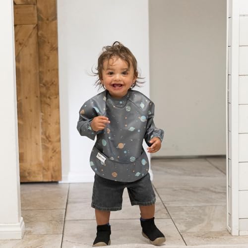 Tiny Twinkle Long Sleeve Bib for Babies & Toddlers | Waterproof Smock Bib for - Image 5