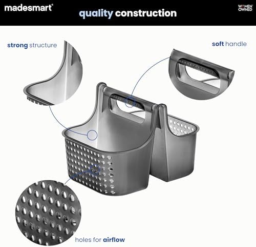 madesmart Shower Tote with Soft Grip Handle - Image 4