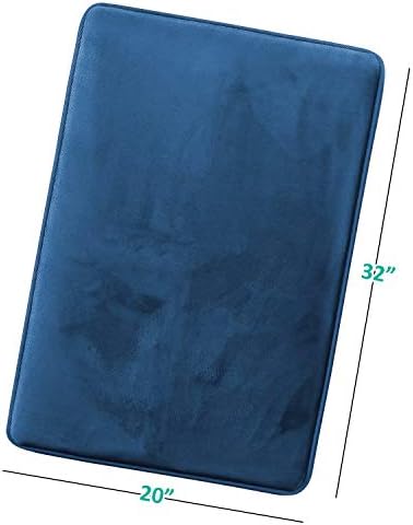Clara Clark Bathroom Rugs, Velvet Memory Foam Bath Mat, Machine Washable Bath - Image 3