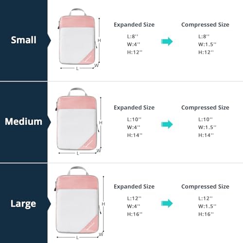 9 Set Compression Packing Cubes - Image 4