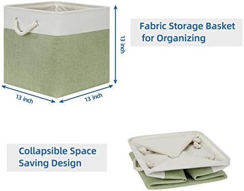 Temary Cube Storage Bins 13x13 Storage Cubes Basket - Image 6