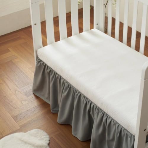 Crib Skirt Dust Ruffle 14" Drop - Image 5