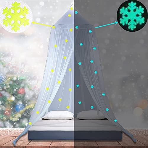 Bed Canopy for Girls Mosquito Net, Princess Bed Canopy for Girls Room Decor - Image 4