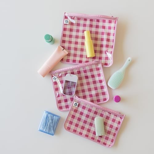 Tiny Twinkle Diaper Bag Organizing Pouches|3 Pack Mess-Proof Clear Front Travel - Image 6