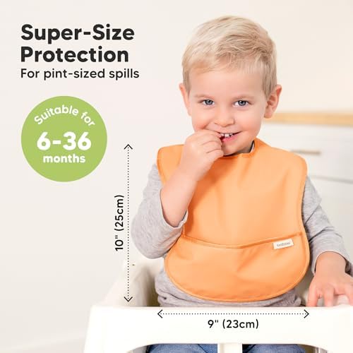 KeaBabies 3-Pack Waterproof Baby Bibs - Image 3